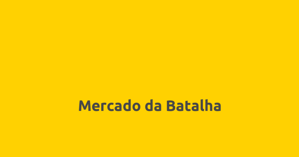 Mercado da Batalha