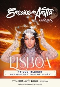 Ensaios da Anitta no Passeio Marítimo de Álges